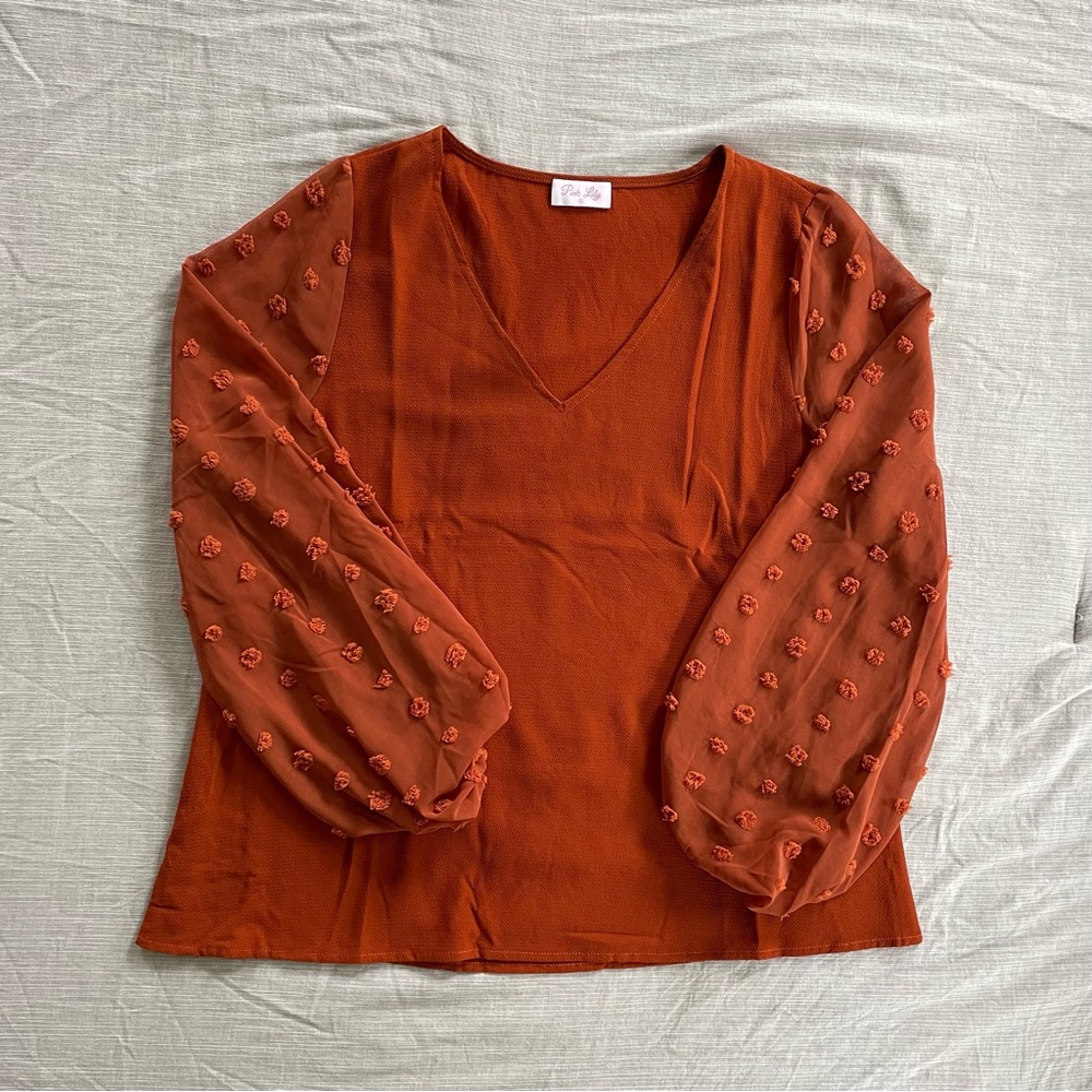 Rust Blouse - image 3